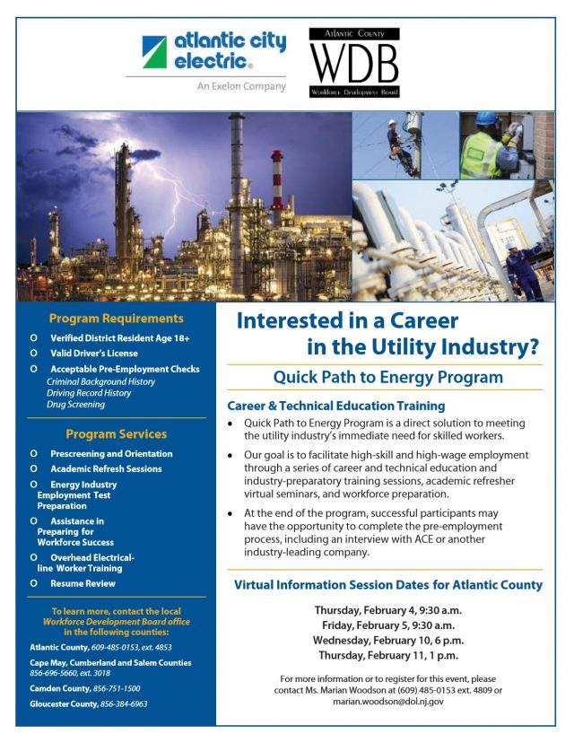 1.4 Workforce development program flyer