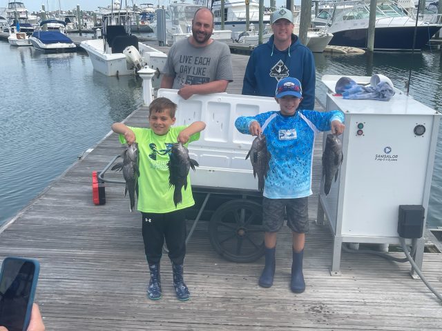 1.4 Mighty Heron Charters young anglers