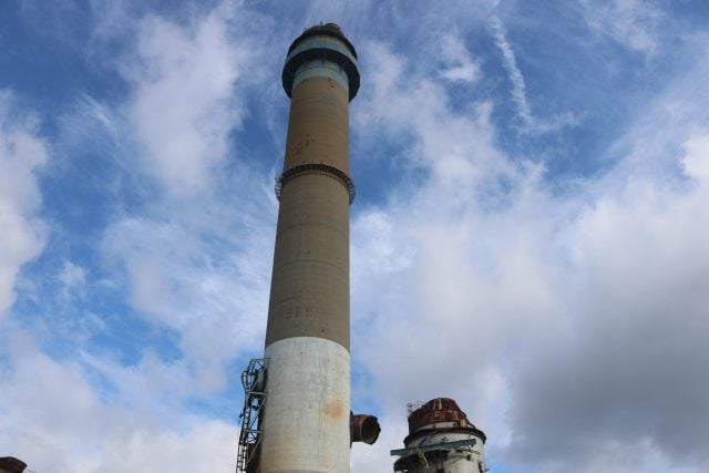 1.4 Smokestack Implosion Closeup View