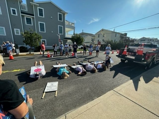 Wind Farm Protest