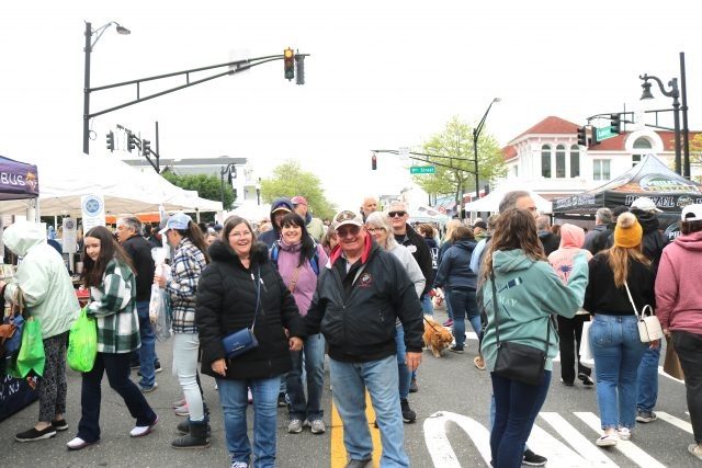 Spring Block Party Crowd