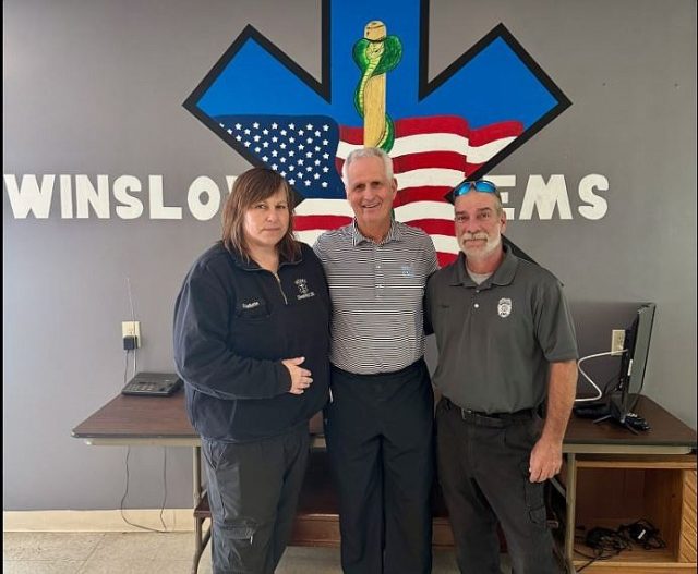 Ronald Kollman Sr. and EMTs