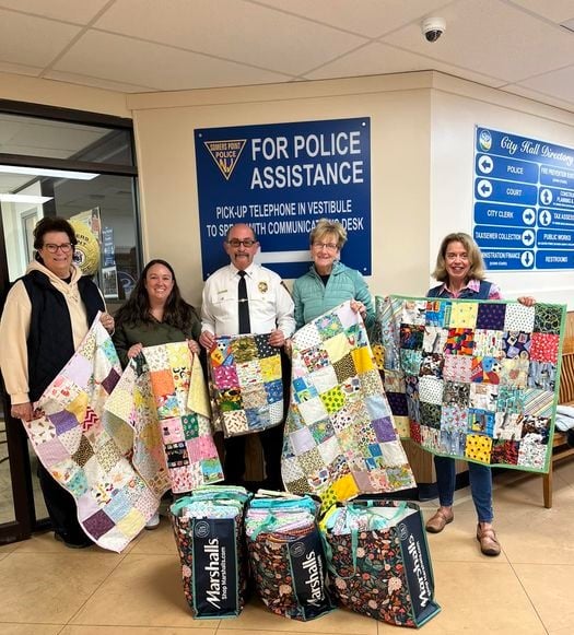 Somers Point Police Department Quilt Donations