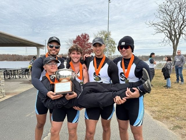 Stockton University Gold Medal Rowing Team