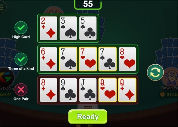 The Ultimate Filipino Poker Experience A live Pusoy Go match on GameZone, showcasing the intense gameplay between real players in a competitive environment.