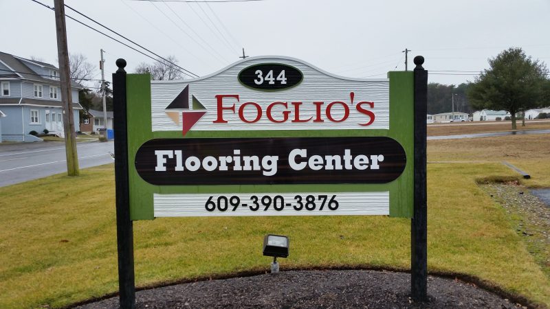 Foglio's Flooring Center is located at 344 S. Shore Road in the Marmora section of Upper Township.