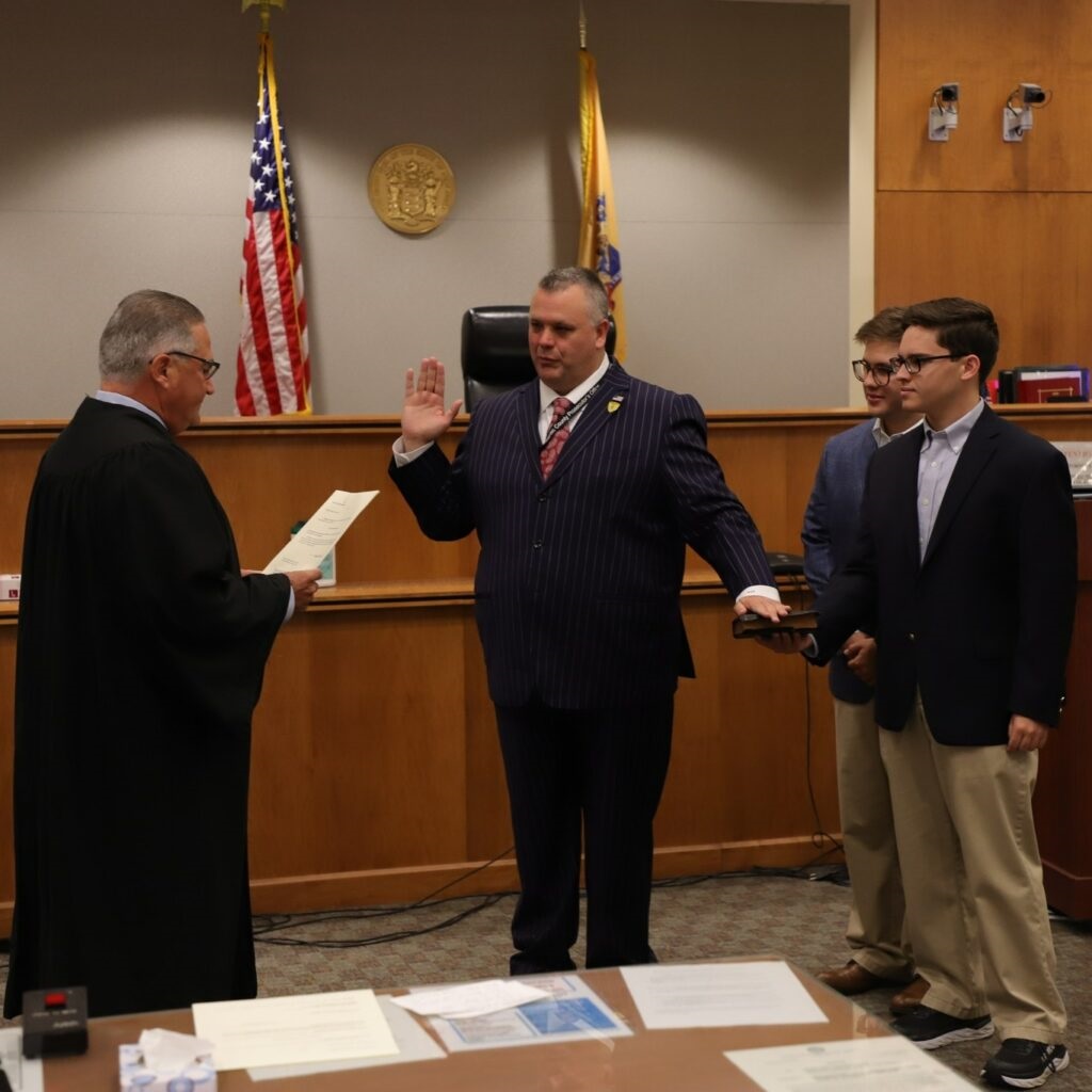 ‘Will’ Reynolds swornin as Atlantic County Prosecutor Somers Point