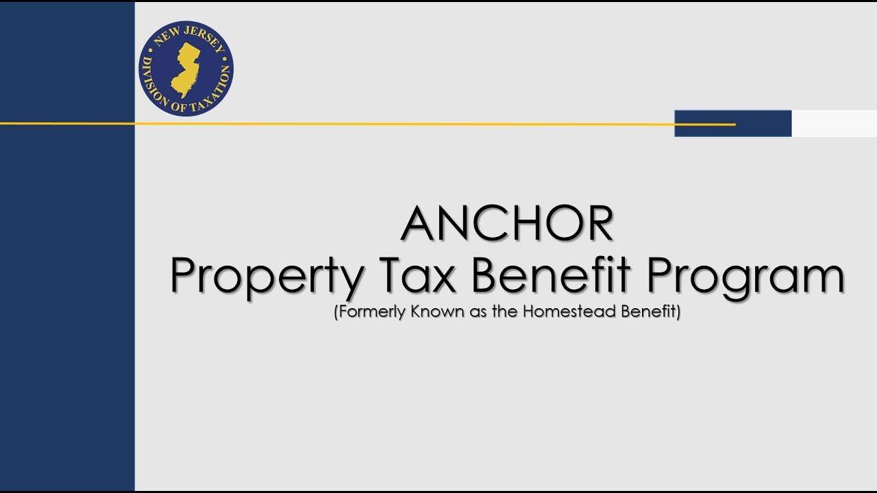 Anchor Tax Rebate Nj Status